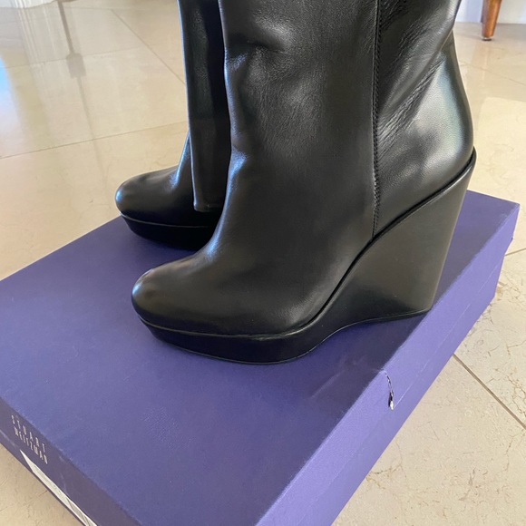 Brand new never been worn original Stuart Weitzman, Molten 2 boots wedge boot. - Picture 2 of 11